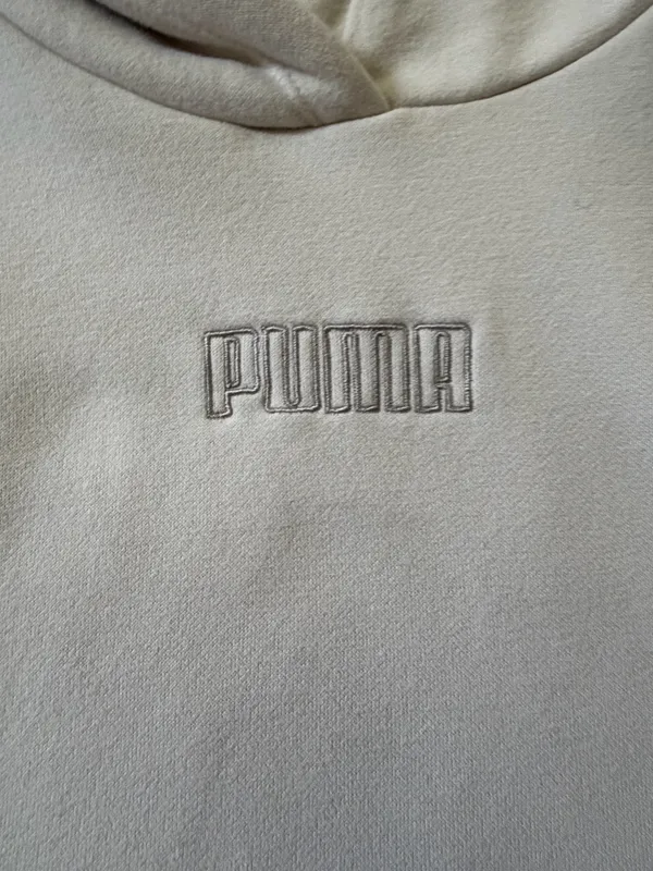 Puma Off-White Pullover Hoodie - Image 3