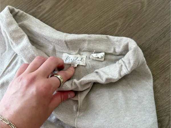 Free People MARLED cropped sweater pants S - Image 8