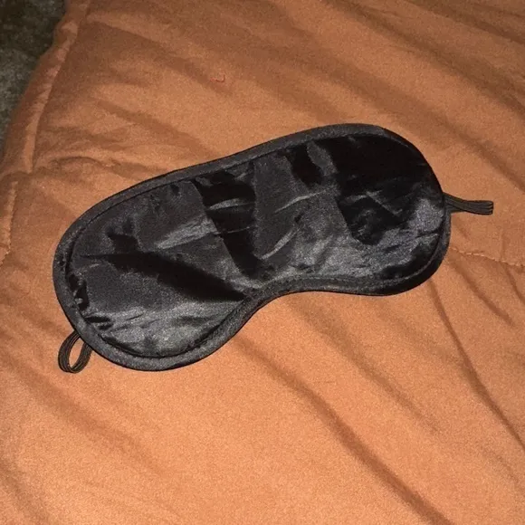 Black Satin Sleep Mask - Image 2