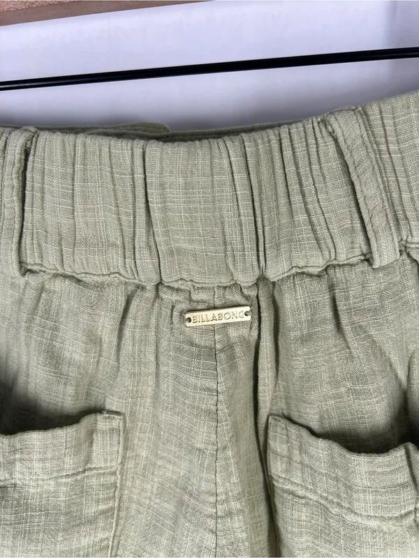Billabong Tailor Made High Rise Shorts Avocado Green XS - Image 6