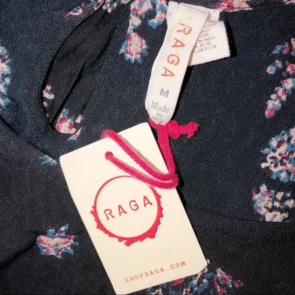 Raga size medium floral paisley NWT babydoll dress - Image 9