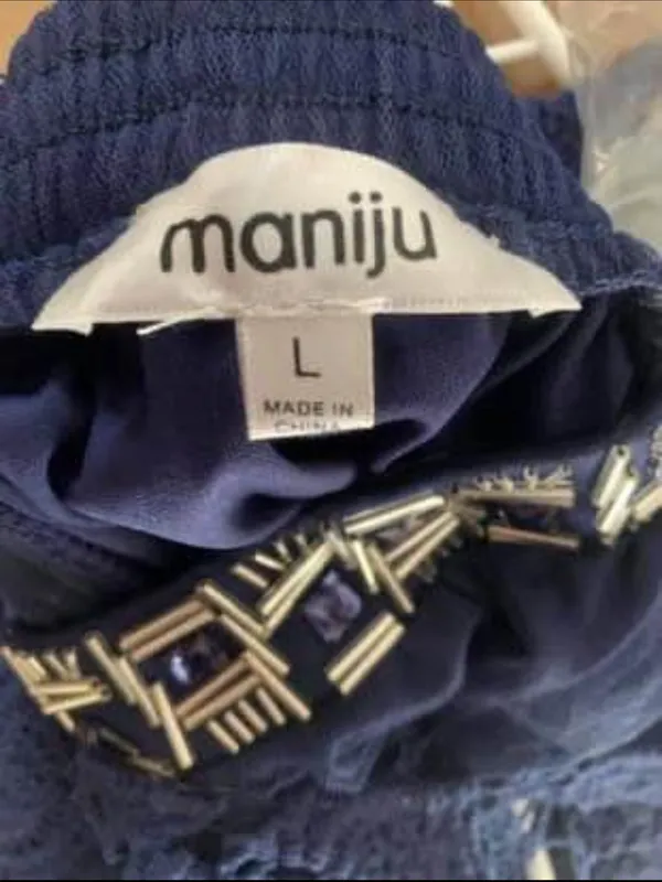 Maniju Navy blue two piece dress - Image 3