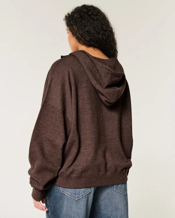 Hollister Easy Half-Zip Hoodie - Image 2