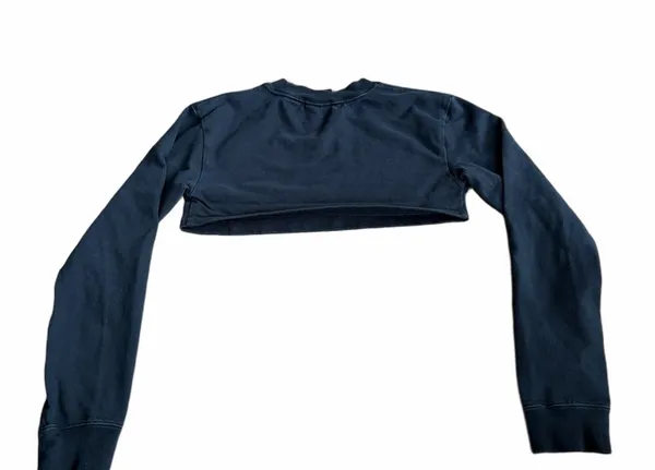 Nike Black Crewneck Sweatshirt with White Logo - Image 2