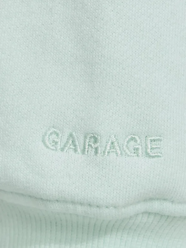 NWOT Garage Ultra Fleece oversized hoodie with pockets size s/m in Julip Green - Image 4