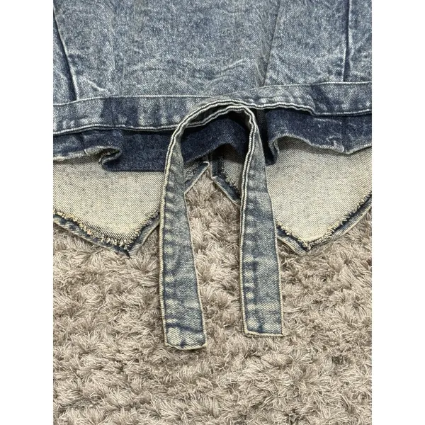 The Dean Group Vintage 90’s Acid Washed Denim Vest Women’s Size Large - Image 14