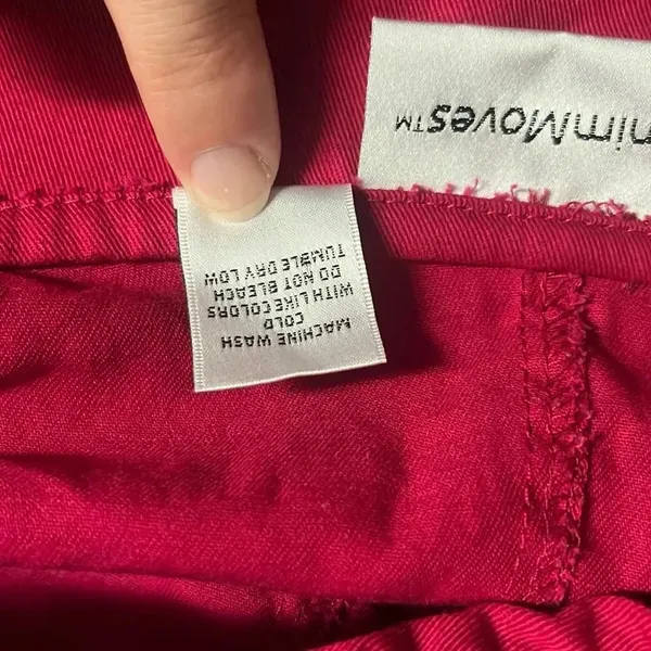 Flawed barn jacket 100% cotton utility chore jacket denim button down zipper Red Size M - Image 13