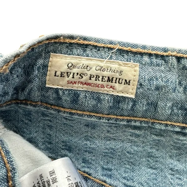 Levis Premium Womens High Loose Shorts Sz 26 Lets Stay in Short - Image 4