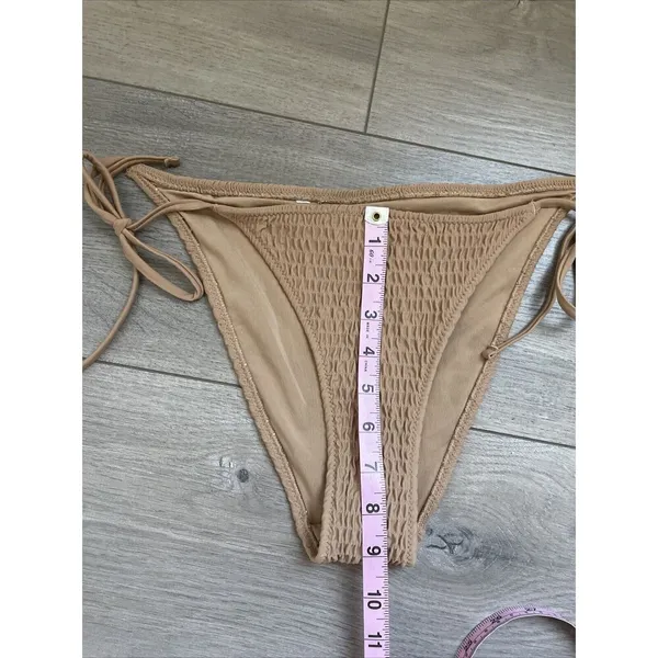 Aerie Smocked Tie Bikini Bottoms size M - Image 5