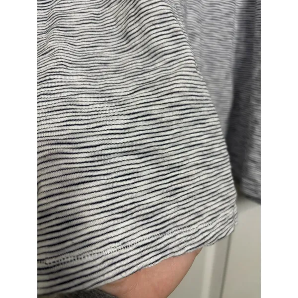 Gap Navy White Striped V-Neck T-Shirt Dress M Nautical Beach Vacation Coastal - Image 6