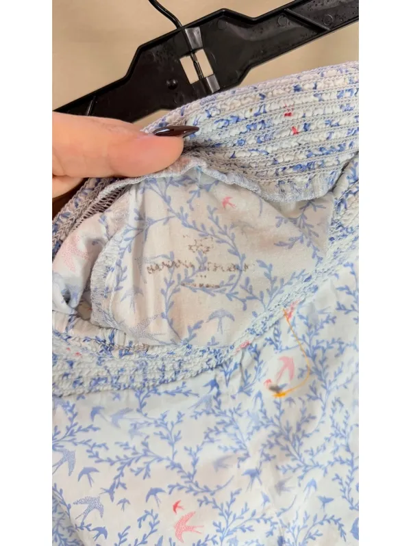 Size XL/XXL Boho Chic romantic pants Blue - Image 3