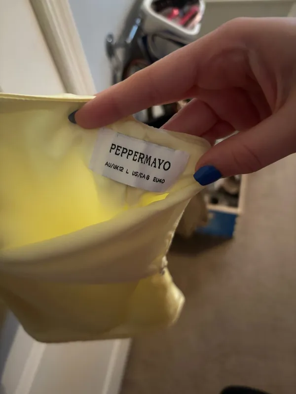 Peppermayo Dress Mini Yellow - Image 6