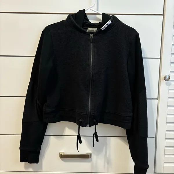 Gymshark True Texture Hooded Bomber Jacket - Image 2