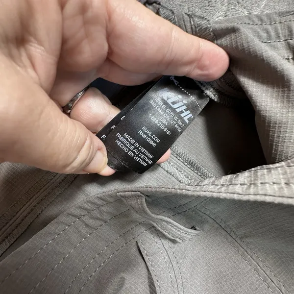 Kuhl Womens Cargo Pants Size 10 Grey Hiking Outdoor Utility USA Camping 32 X 30 - Image 10