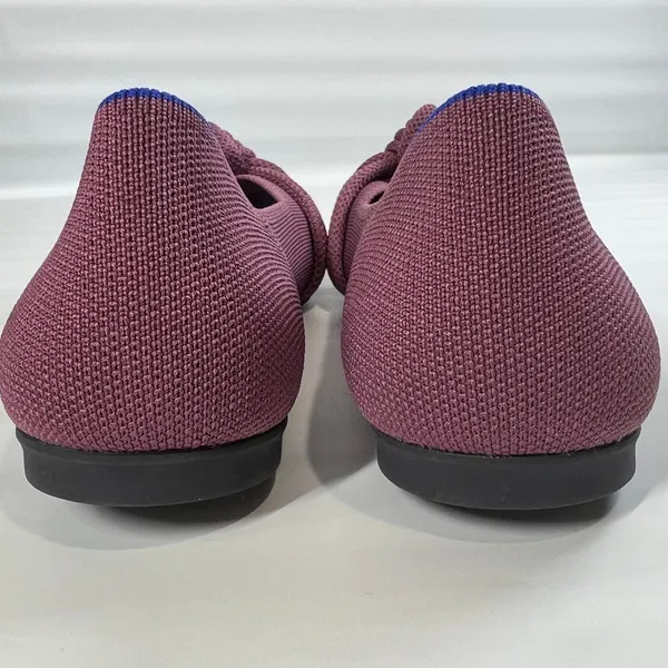 Rothy's The Point Knot Flats‎ In Love Purple Knit Shoes Size W9 EU 39 Classic - Image 6