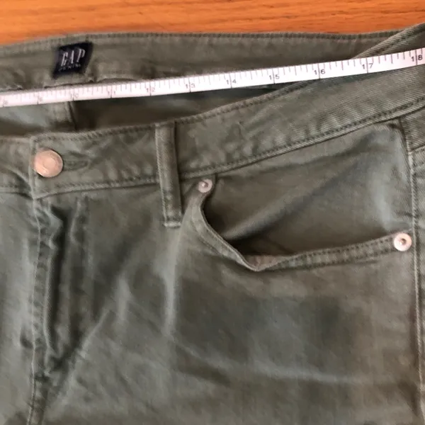 GAP Women's Green Skinny Jeans, 33 tall - Image 4