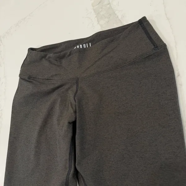 NOBULL High Rise Tight 21” Women’s Medium Charcoal Heather Workout Training Gym - Image 10