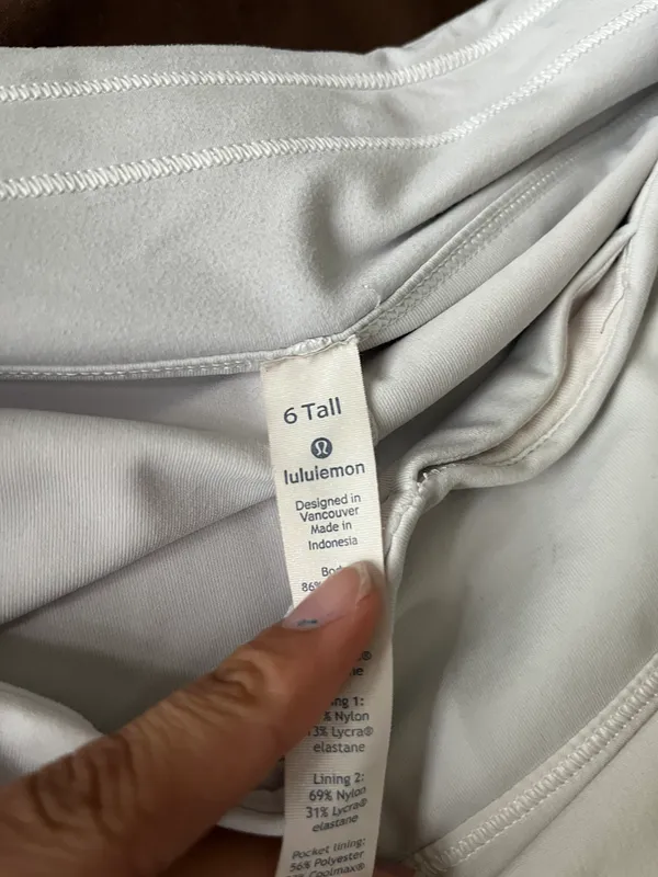 Lululemon White  Pleated Tennis / Golf Skirt - Image 4