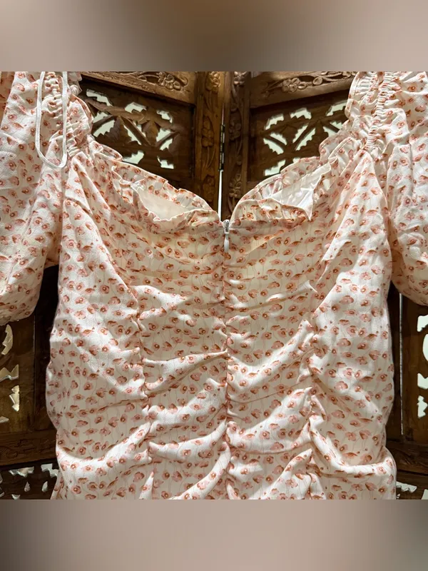 ASTR the Label Cinched Sweetheart Mini Dress - Image 9