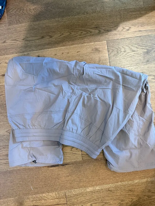 Willow Drive Women's Gray Cargo Wide Leg Parachute Pants XL - Image 3