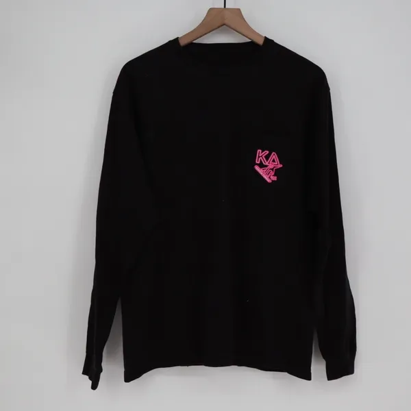 Kappa Delta Winter Formal 2021 Black Long Sleeve T Shirt Ski Snowboard Graphic - Image 2