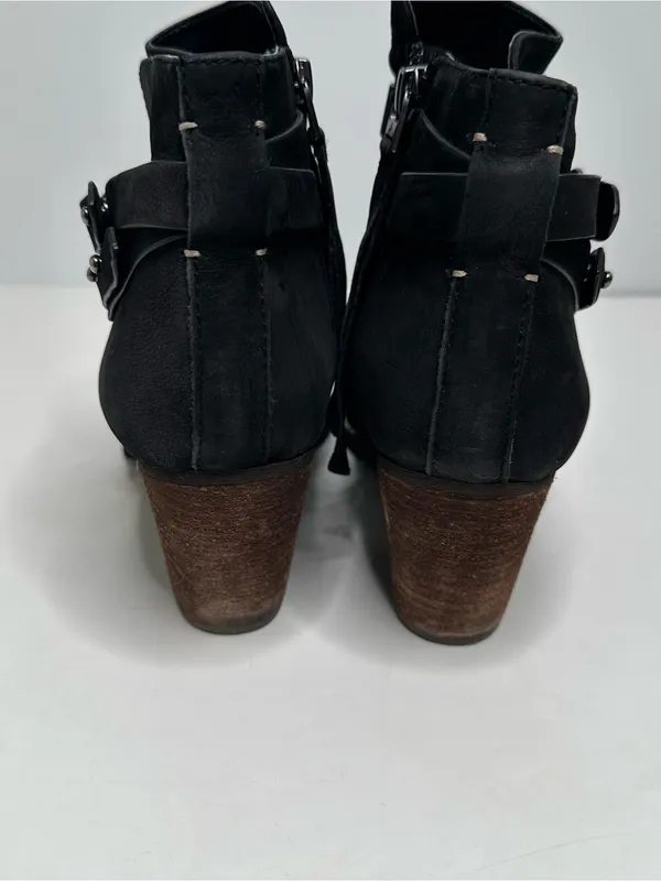 Sam Edelman Merton Black Suede Leather Ankle Booties Size 9 - Image 5