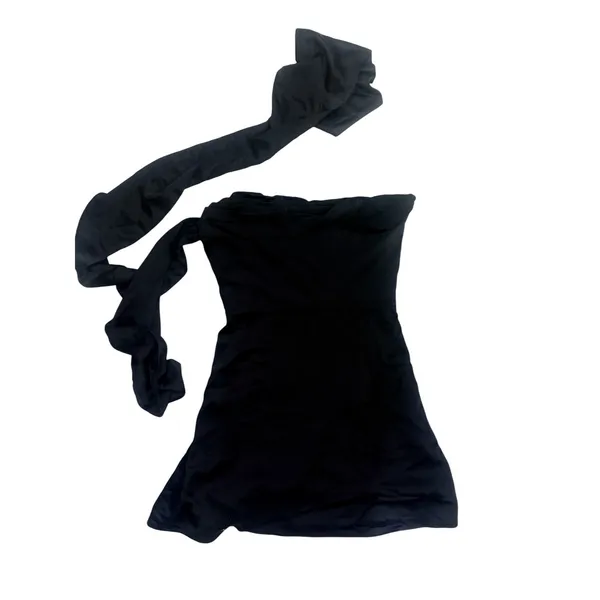 Oh Polly Anastasia‎ Corset Draped Halterneck Satin Mini Dress in Black Sz 10 NWT - Image 9
