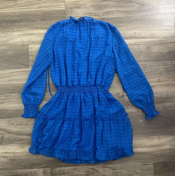 Nsr Long Sleeve Blue Dress - Image 4