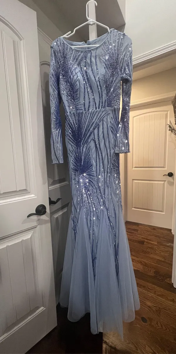 Prom/ Formal Dress Blue - Image 3