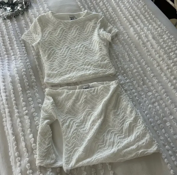 Princess Polly Set Two-Piece White Skirt - Image 2