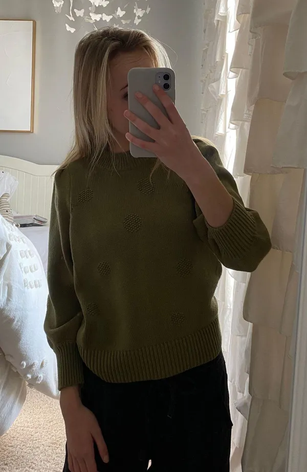Madewell Green Sweater - Image 3