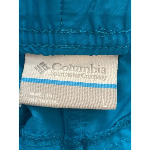 Columbia Blue Sandy River Hiking Utility Athletic Trail Shorts Size Large - Image 6