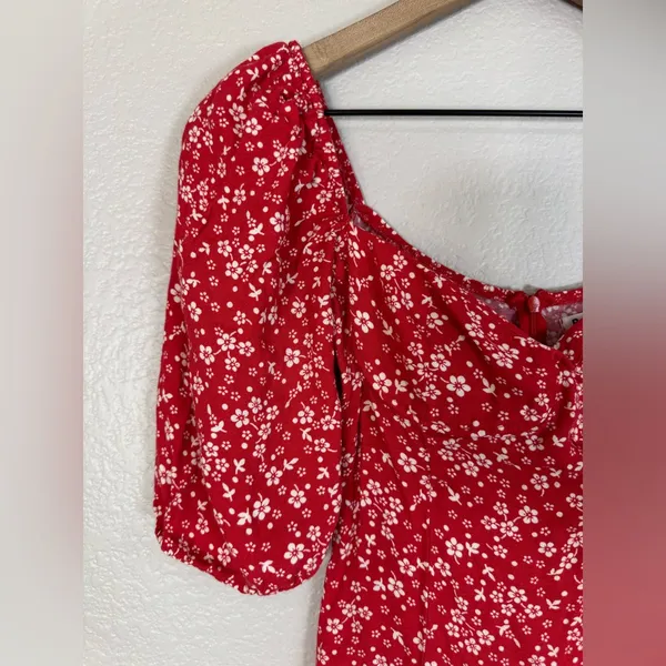 Reformation Kopa Mini Dress Red Floral size 2 $218 - Image 14