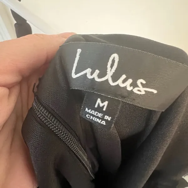 NWT Lulus Black Chic Dress - Image 3