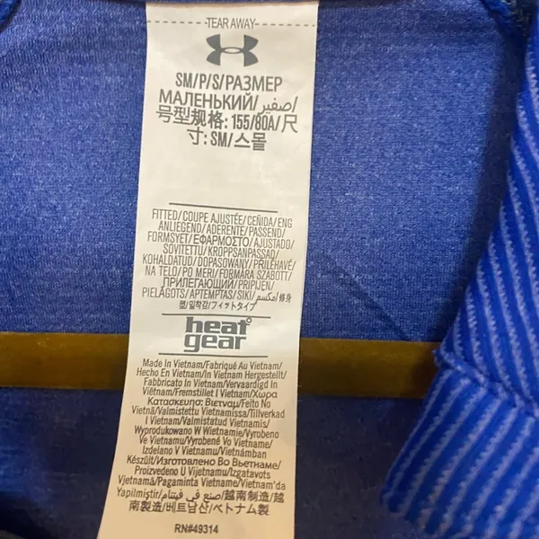 Under Armour Chicago Cubs Blue fitted half-zip long sleeve - Image 8