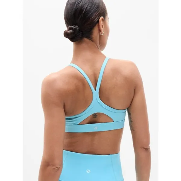 New Athleta M Vital Bra Aqua Blue Medium Cup A-C - Image 5