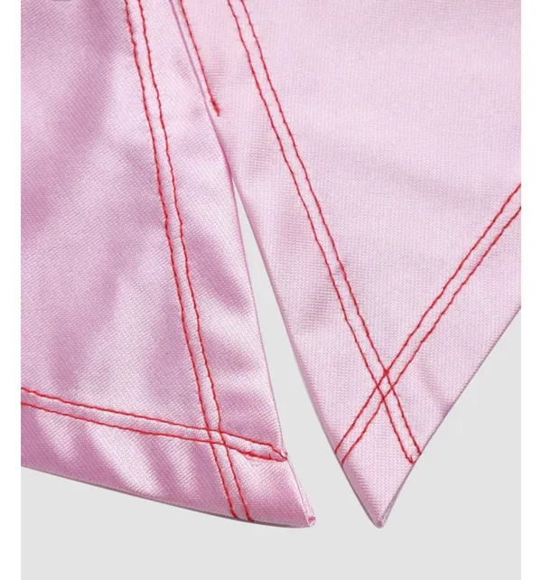 NWT Irregular backless crop top Pink Size M - Image 6