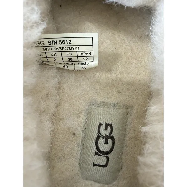 UGG Australia Women's Brown Suede Sheepskin Lined Moccasin Slippers Size 5 - Image 13