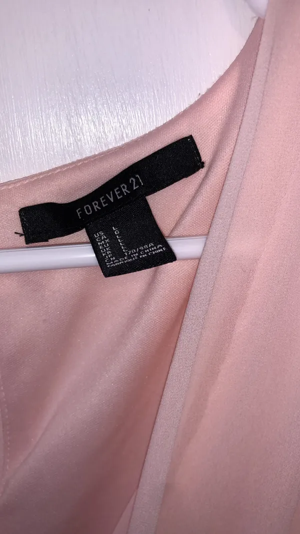 Forever 21 Pink Dress Size L - Image 4