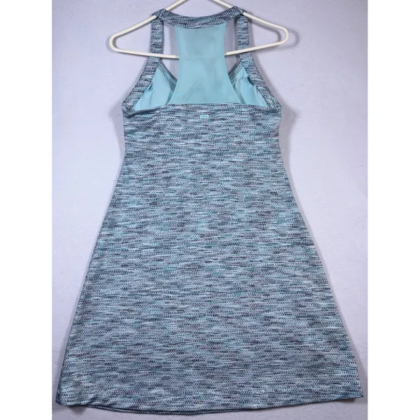 MPG Mondetta Performance Gear Womens Blue Space Dye Racerback Athletic Dress M - Image 5
