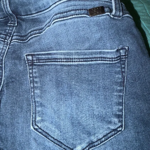 1822 Denim Women’s Size 6 Dark Wash Skinny Ankle Jeans Mid Rise Stretch - Image 5