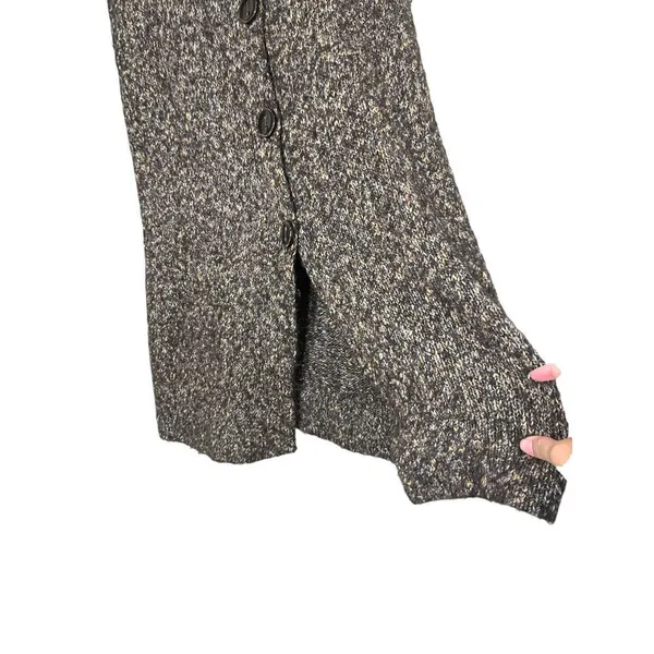 Calvin Klein Jeans‎ Brown Long Line Cardigan Sweater Dress Size M - Image 4