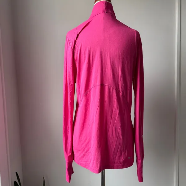 Ariat tek Hot Pink Quarter-Zip Pullover Size Medium - Image 3