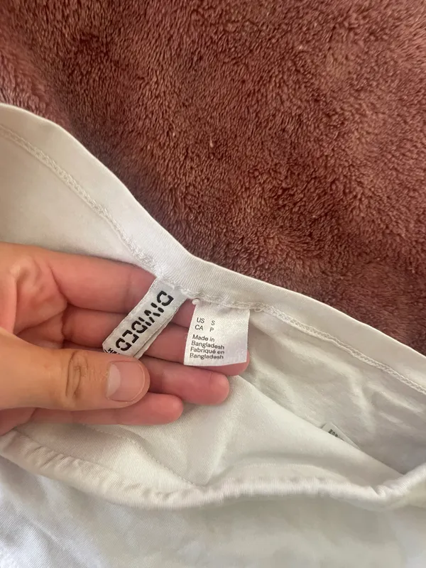 Basic Strapless White Crop - Image 4
