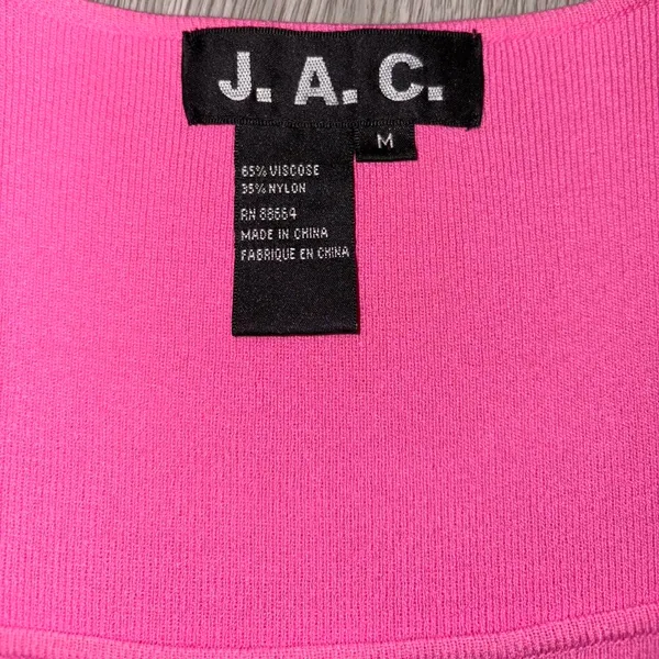 J.A.C Pink Vintage Tank Top - Image 3