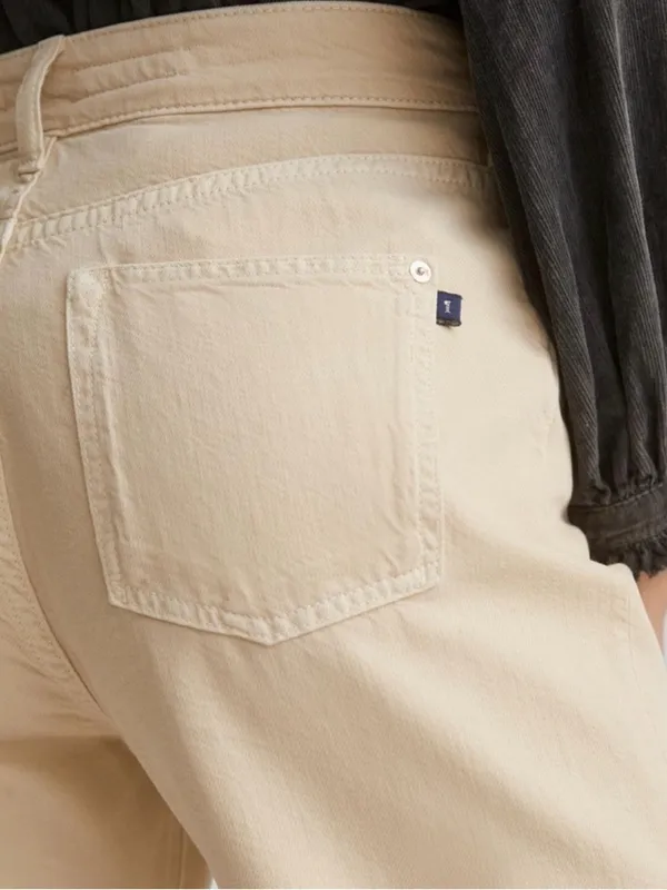 Anthropologie Pilcro Annie Wide-Leg Jeans‎ in Cream Size 25 - Image 3