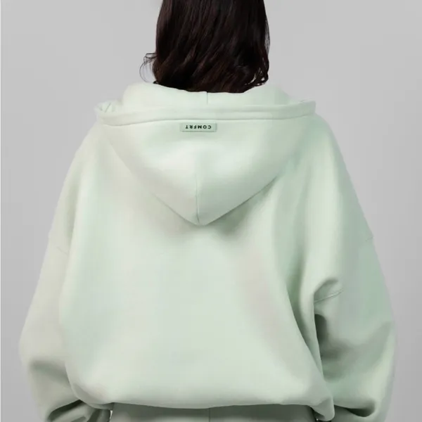 COMFRT Mint Zip-Up Hoodie Unisex - Image 4