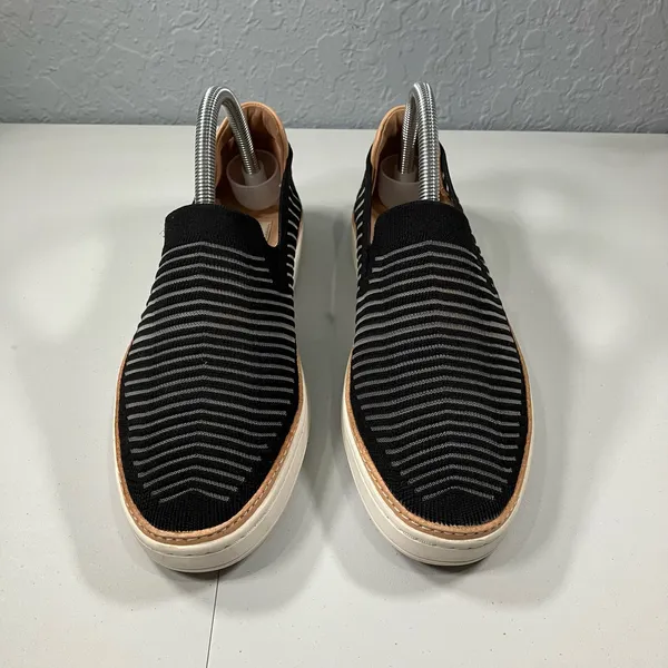 UGG Women's Sammy Slip On Shoes Black Knit Fabric Flat Sneakers Size 9.5 - Image 4