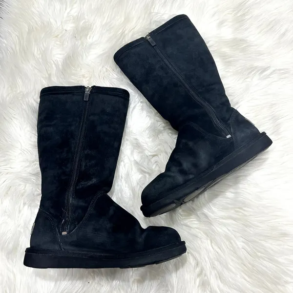 UGG Kenly Tall Suede Boots Sz 7 - Image 6