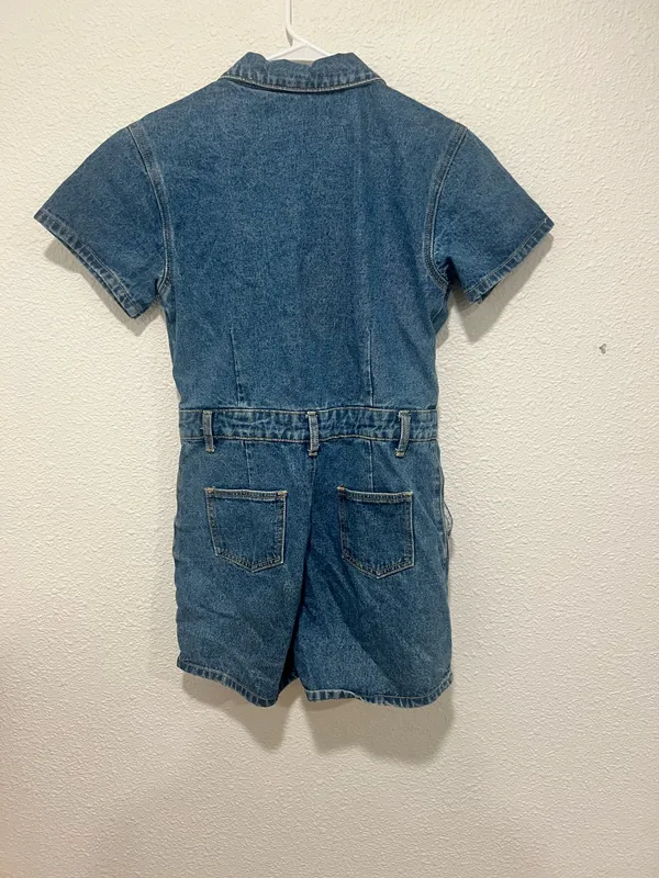 Lioness Denim Romper - Image 2